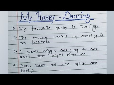 my talent is dancing essay brainly