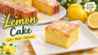 The BEST Lemon Cake You’ll Ever Make! 🍋 | This Lemon Cake Is Seriously SO GOOD! | Soft & Moist Cake screenshot 1
