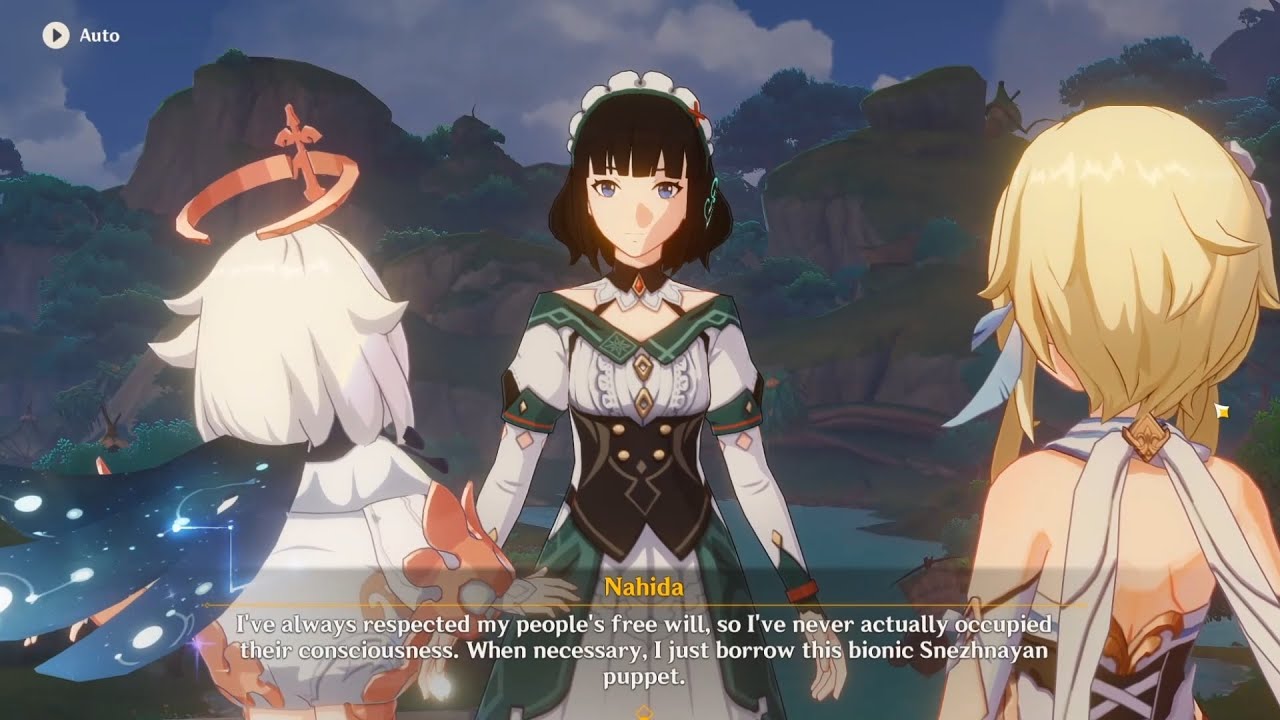 Katheryne's Secret Identity Officially Revealed and Confirmed by Dendro Archon Kusanali (Nahida)