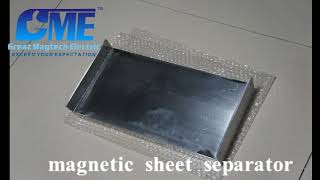 magnetic sheet separator