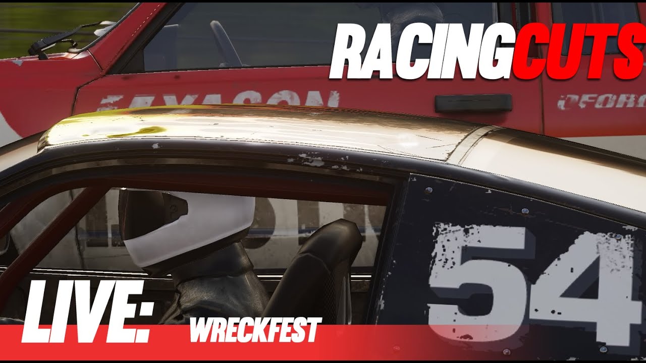 Live: Testing garage of cars - WreckFest