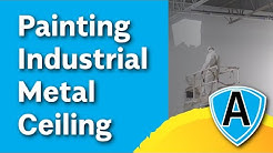 Painting Industrial Metal Ceiling (2018) - Warehouse Metal Ceiling Painters - Illinois & Wisconsin 