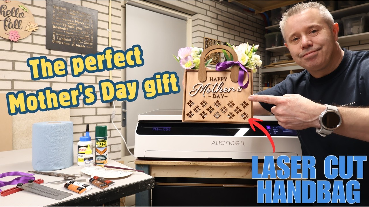lets handcraftさん I Made a Wooden Handbag - YouTube