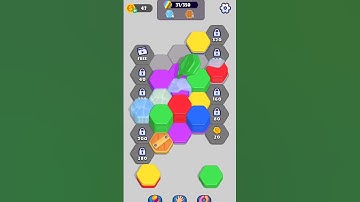 HEXA SORT lever 43 #games #gameplay #game #hexagon #hexasort