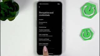 NOTHING Phone (3a) Lite – How to Clear Credentials