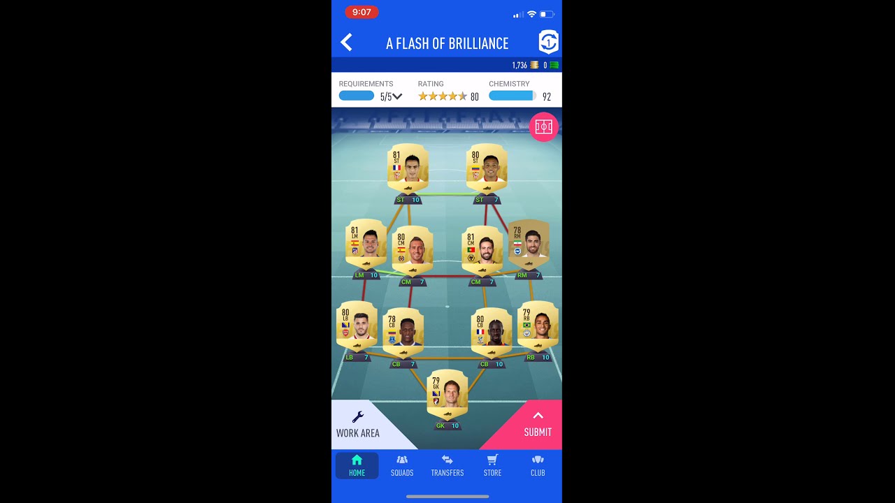 Fifa "A flash of brilliance" SBC