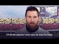 Lionel Messi finally reveals his greatest player of all time | Oh My Goal