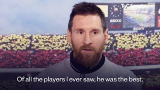 Lionel Messi finally reveals his greatest player of all time | Oh My Goal