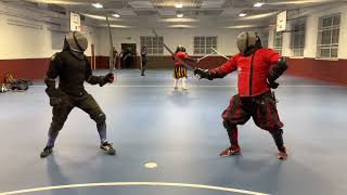 Stirrup vs Slot hilt Sabre - Left vs Right Handed Sparring