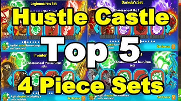 Hustle Castle Top 5 Ancient Sets For 4 Pieces Guide - Whats the best you can get with 4 pieces