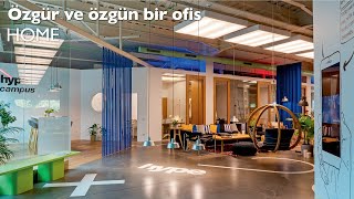 Çok yönlü ve renkli bir ofis