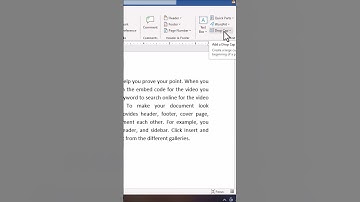 Drop Cap In MS Word