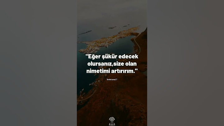 Allaha ibadət edib şükr etmək nemətlərimizi artırar.