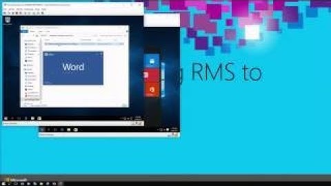 Protecting your data with AD RMS and Azure RMS
