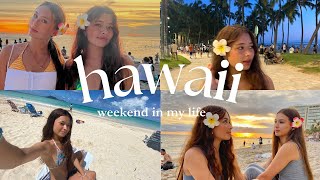 hawaii wknd in my life w/ bestie: snorkelling, ditching school, surfing (pt 1)