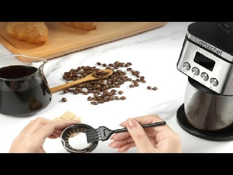Burr Coffee Grinder, AMZCHEF Electric Coffee Bean Grinder with 30 Precise  Settings, Anti-Static Espresso Coffee Grinder, Adjustable Burr Grinder for