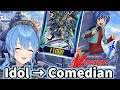 Hoshimati Suisei turning to Gacha comedian in Vanguard Zero [Hololive]