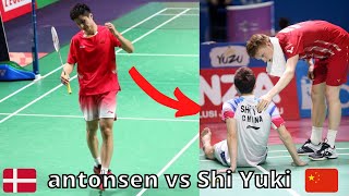 Anders Antonsen Vs Shi Yuki - Match of future badminton OLYMPIC Champion !! by Badminton Trick Shots 14,523 views 2 years ago 12 minutes, 21 seconds