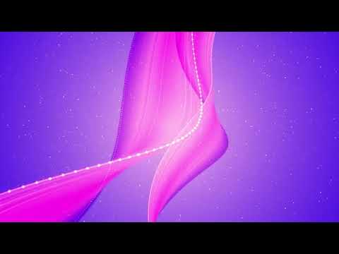 阿部寛憲　Loop Of Purple And Pink Twisted Ribbons Undulating On 4K Purple Background