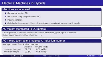 TSFS03 - Vehicle Propulsion Systems - Lecture 4b