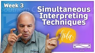 Simultaneous Interpreting Techniques w/ Real Courtroom Recording Practices! (Week 2) Content