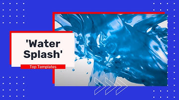Water Splash Logo Animation Template Created On Viddyoze | Create Marketing Videos