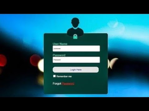 How To Create Login Form In HTML and CSS in Hindi | With Codes | Make Sign In Form Design