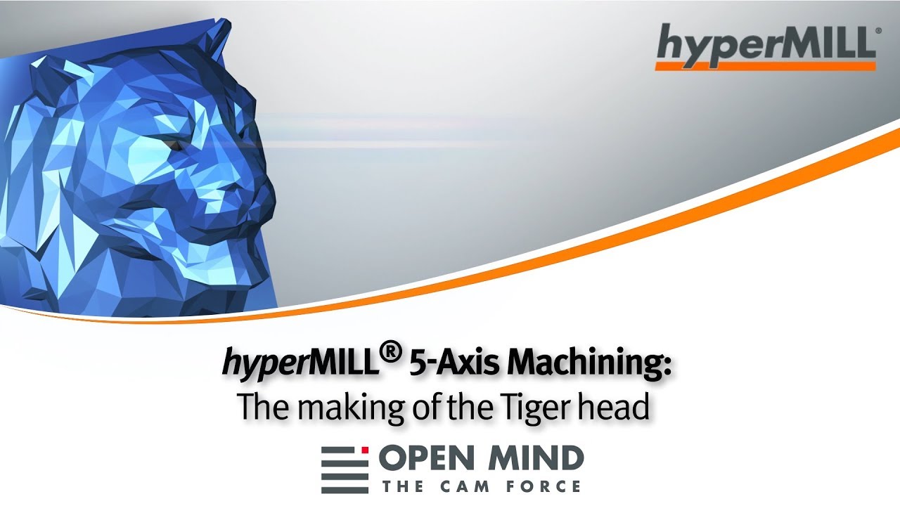 5 Axis Machining Tiger Head Hypermill Walter Tools Cam Software 5 Axis Machining Tiger Head Hypermill Walter Tools Cam Software
