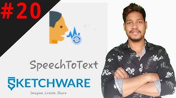 speech to text component  basic information in sketchware /Aaura Technical