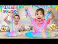 LEIKA BAGI-BAGI SLIME VIRAL 😍 LEIKA TOMPEL BIKIN SLIME SEKOLAM TERBESAR DI LANTAI