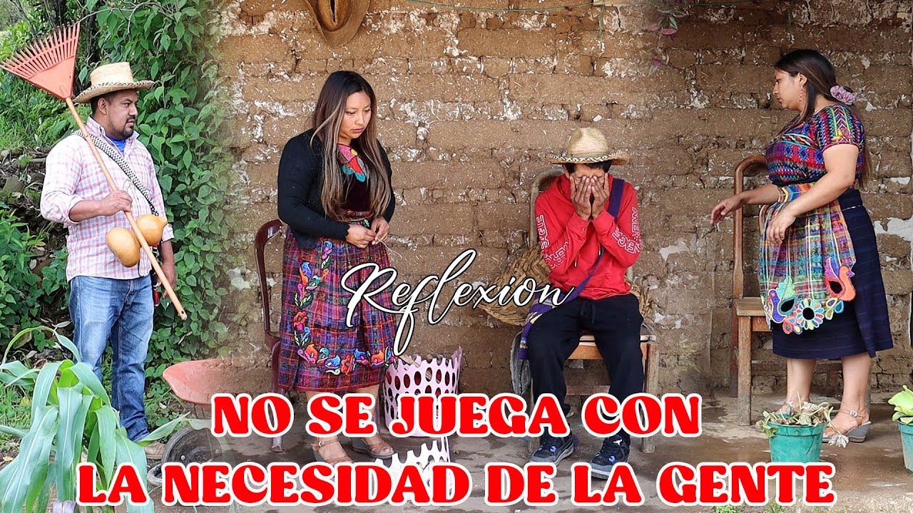 NO SE JUEGA CON LA NECESIDAD DE LA GENTE Reflexión...