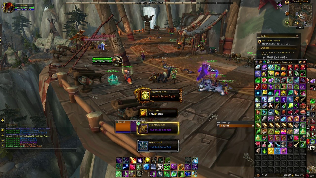world of warcraft : Restoration Druid best legendary drop 7.1.5