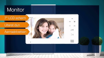 AIPHONE JO-Serie - Videofoniekit met 7 inch scherm voor ééngezinswoningen