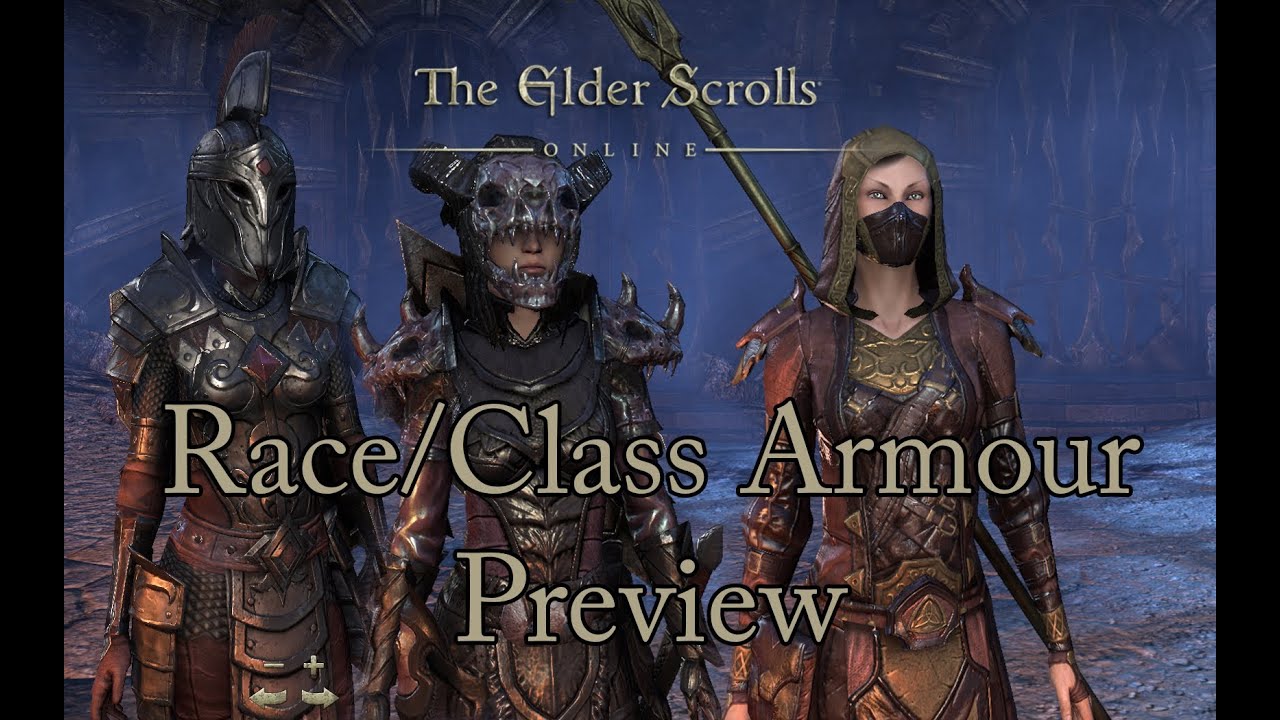 ESO Race/Class Armor preview (FEMALE CHARACTERS) YouTube
