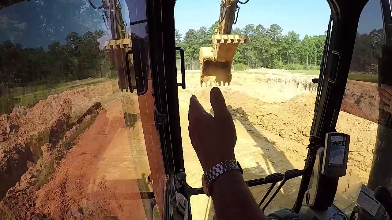 making a new cut on dirt pit