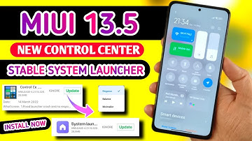 Miui 13.5 NEW CONTROL CENTER UPDATE NO LAG - NO HANG | MIUI 13.5 STABLE SYSTEM LAUNCHER RELEASED