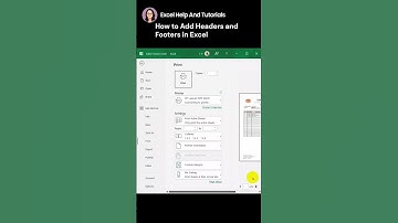 Want auto labels on every page? Headers & footers to the rescue! #excel #learn  #exceltricks