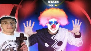 Клоунский ЭКСТРИМ - Crazy 3 в Geometry Dash - Реакция на DeCody