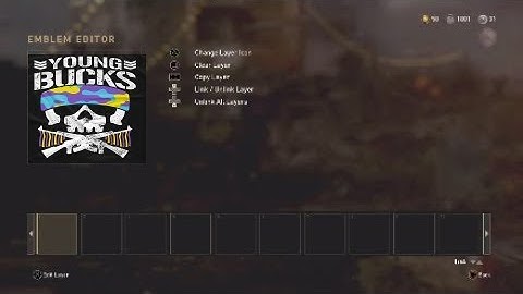 Call oF Duty WWII Young Bucks Emblem tutorial
