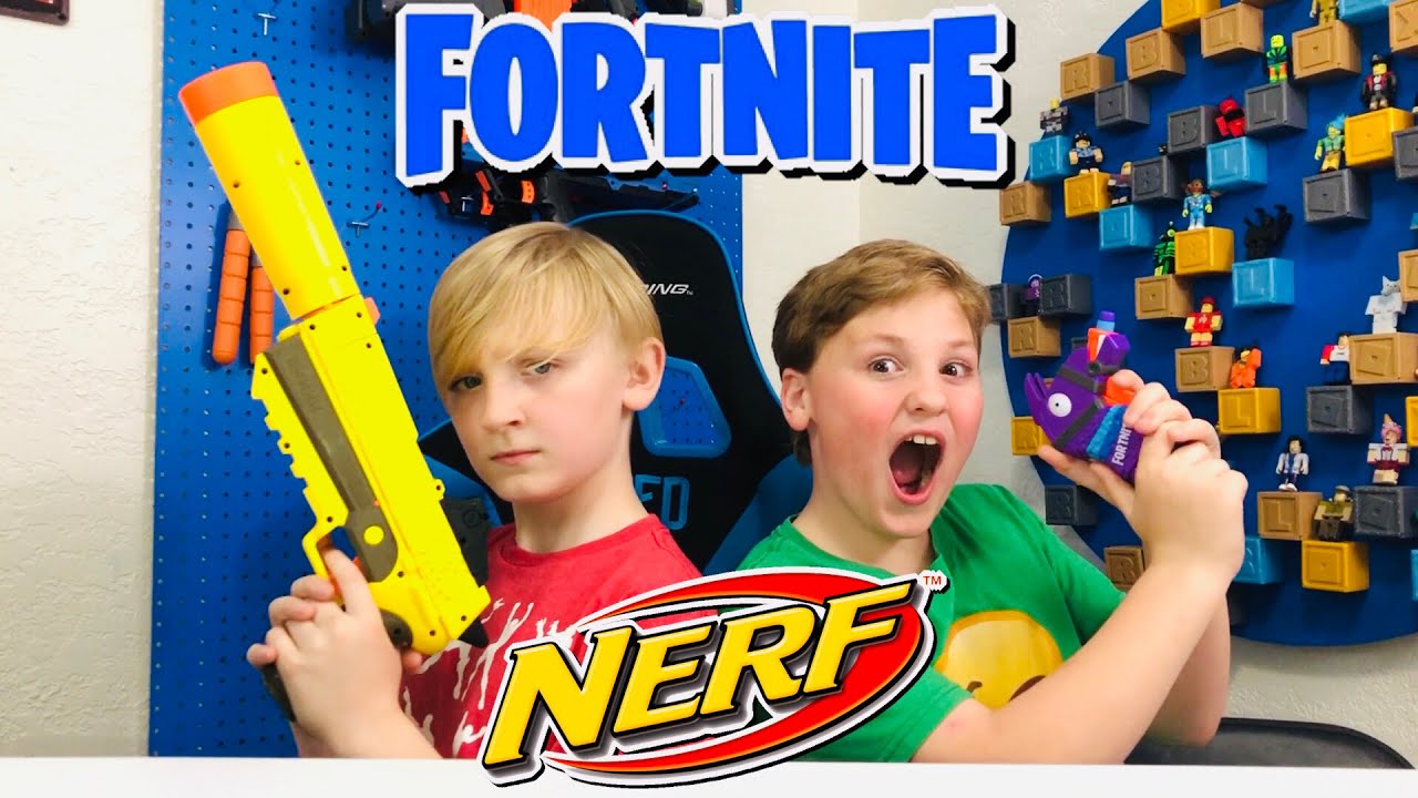 Fortnite Nerf Silenced Pistol Micro Llama Unboxing Test Fire Fortniteirl Youtube