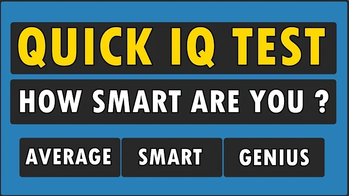 IQ Test For Genius Only - How Smart Are You ? - DayDayNews