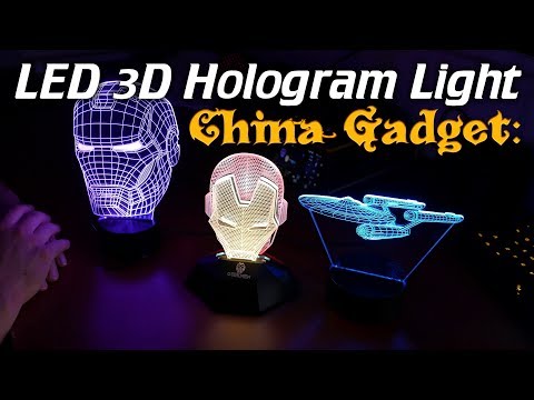 China Gadget: 3D Optical illusion lights