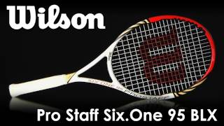 symbool metaal lekkage Wilson Pro Staff Six.One 95 BLX Racquet Review - YouTube