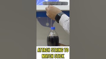 Matchsticks balance trick with PEPSI bottle | How a Matchstick Can Hold a Bottle | Gravity Trick