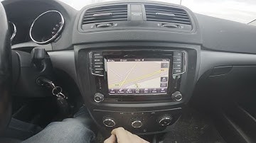 How to Set Map Destination in Skoda Yeti I ( 2009 - 2017 )
