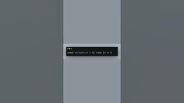 Boost Your React Apps with TanStack Virtual #React