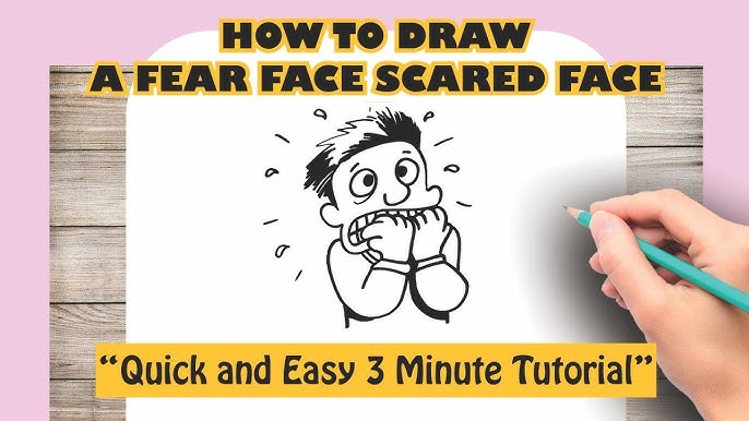 How to Draw a Scared Person - Easy Drawings 