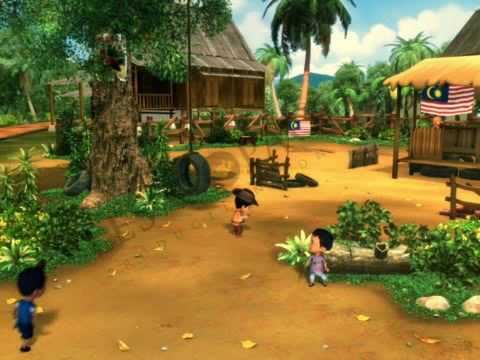 Denah Rumah Ipin  Upin  rumah opah upin  ipin  animation 