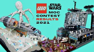 LEGO Star Wars MOC Contest RESULTS 2021 - TOP 30 CREATIONS Coruscant, Tatooine, Scarif, Clone base