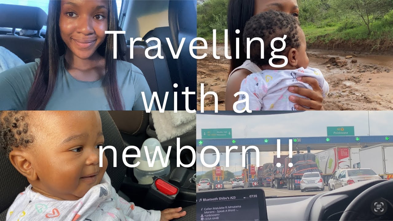 ROAD TRIP : 6+ HOURS ON THE ROAD WITH A NEWBORN * He cried * - YouTube